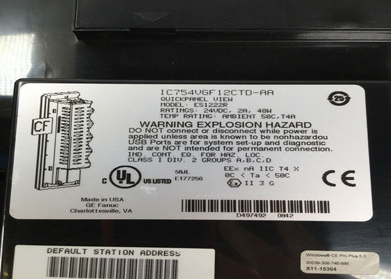GE IC754VSI12CTD ES1222R IC754VGF12CTD alimentato da un cavo di alimentazione a 12 o 24 VDC