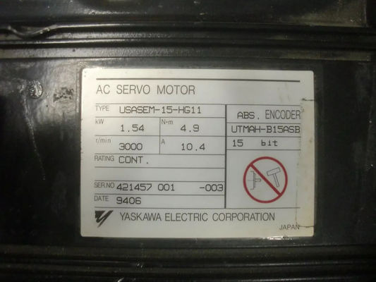 USASEM-15-HG11 Yaskawa AC 1540W Servomotore industriale originale