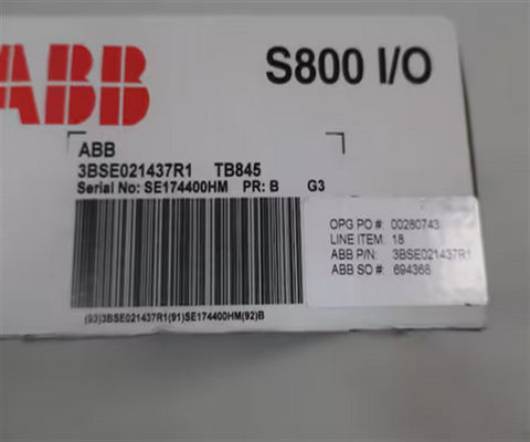 Abb 3BSE021437R1 TB845 S800 Modulo di uscita a doppio modulo