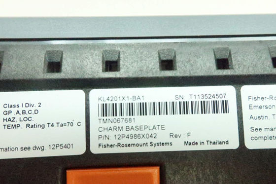 EMERSON DELTAV KL4201X1-BA1 SE4601T07 12P4986X052 Charm Piastra di base