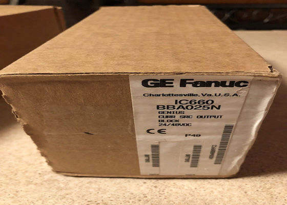 GE Fanuc GE-IP Genius I/O IC660BBA025 è una sorgente di corrente analogica a blocco 24/48Vdc con sei uscite