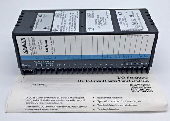 L'IC660BBD020 è un I/O Genius Block, precedentemente prodotto da GE Fanuc, sotto Emerson Automation