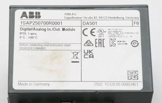 DA501 1SAP250700R0001 Digital IO Module ABB Nuovo originale