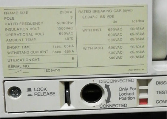 Manuale di istruzioni di Mitsubishi AE630-SW / AE630-SS 3P F TAL ETRBASE-P3 AX10 630A