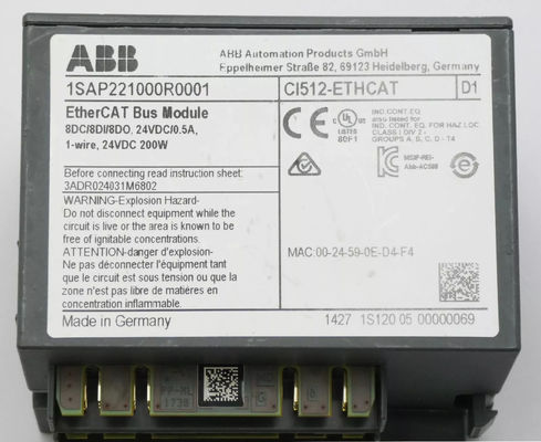 CI512-ETHCAT ABB Nuovo modulo di comunicazione digitale IO 24V