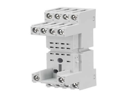 ABB CR-M4SS presa standard per il relè CR-M 2c/o o 4c/o,La presa CR-M4SS appartiene alla gamma dei relè CR-M (miniatura)