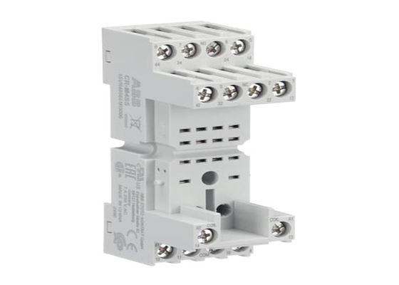 ABB CR-M4SS presa standard per il relè CR-M 2c/o o 4c/o,La presa CR-M4SS appartiene alla gamma dei relè CR-M (miniatura)