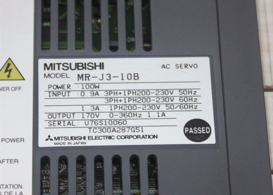 Amplificatore industriale 100W dell'azionamento di CA di serie MR-J3-10B di Mitsubishi Electric MELSERVO MR-J3 servo