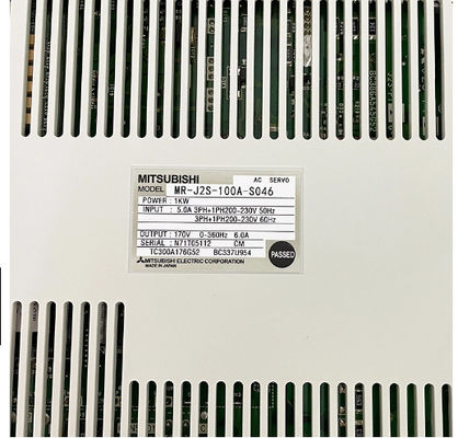 AC SERVO DRIVER MR-J2S-100A-S046 Amplificatore industriale a 3 fasi MITSUBISHI Melservo
