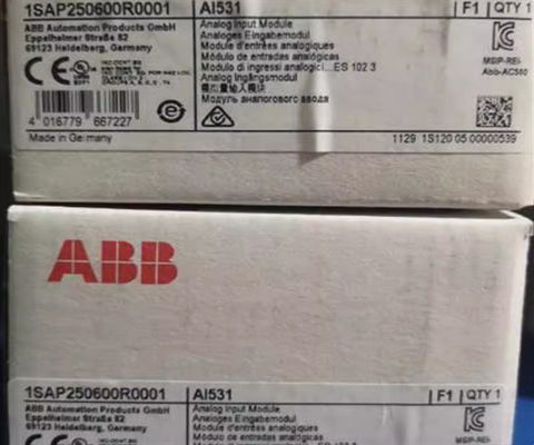 ABB 1SAP250600R0001 Input analogo RTD 8AI Modulo AI531