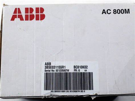 3BSE031155R1 BC810K02 Modulo di comunicazione ABB Nuova scatola originale