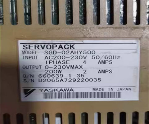 1/4 Volume Ratio AC SGDS-A5A12A Servo Amplificatore 2000 RPM Velocità nominale