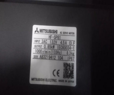 Servomotore industriale 1500r/min 100HZ di HF-SP81MK-S2 Mitsubishi