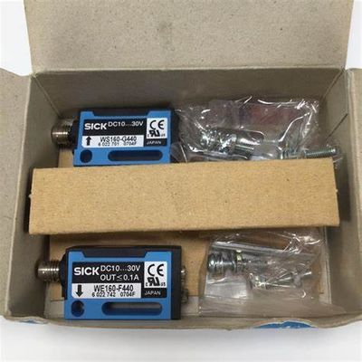 SICK WS/WE160-F440 680nm Visible Red Plastic Optics Sensor con 15 mm