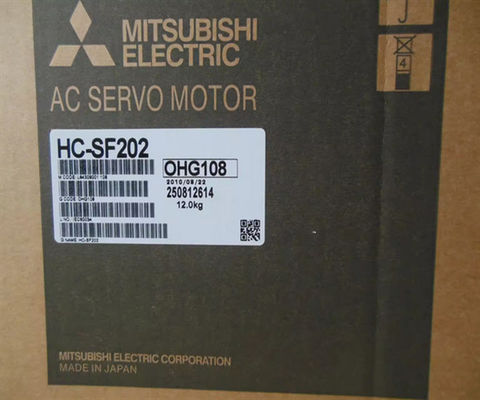 HC-SF202 Mitsubishi 2000rpm 2kW HC-MF Serie Servomotore industriale