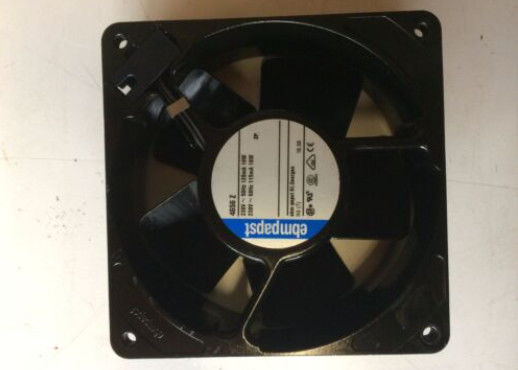 EBMPAPST 4656 Z Ventilatore centrifugale industriale con impulsatore in acciaio nero verniciato