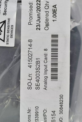 Scheda di ingresso analogico DeltaV Emerson SE4003S2B1 8