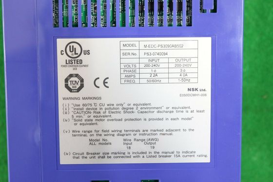 NSK M-EDC-PS3090AB502 MEDC Servo Drive di precisione 450W 0-15A 0-30V DC Industrial