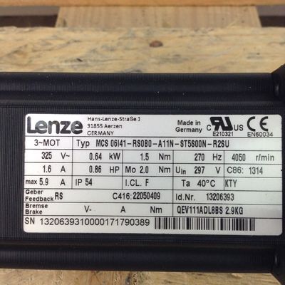 Lenze MCS 06F60-RS0B0-A11N-ST5S00N-R0SU Servomotore sincrono