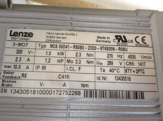 Lenze MCS09D41-RS0B0-Z0D0-ST6S00N-R0SU