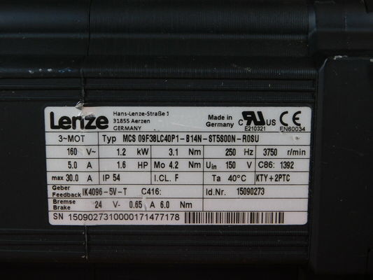 LENZE MCS 09F38LC40P1-B14N-ST5S00N-R0SU Tensione di alimentazione 399