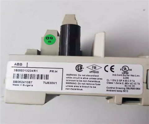 ID del prodotto TU830V1 3BSE013234R1 0,28 kg Modulo di alimentazione ridondante Tensione di prova dielettrica 500 V a.c.