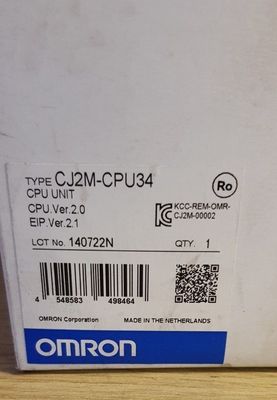 Omron CJ2M-CPU34 Controller programmabile a corrente nominale 5A