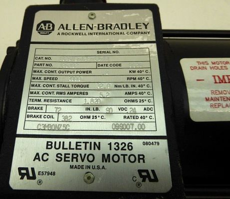 AB 1326AB-A2E-11-A4 Servomotori CA per il controllo di precisione