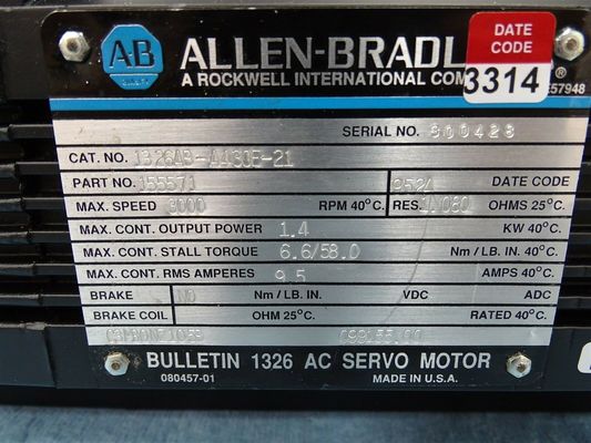 1326AB-A430E-21 Servomotori CA per macchine industriali pesanti