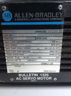 AB 1326AB-A530E-21 Servomotori CA per applicazioni ad alta precisione
