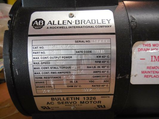 Servomotori della serie AB 1326AB-B2C-21 Torque Plus per il servomotore CA 1391-DES