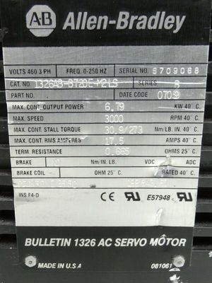 AB 1326AB-B720E-M2LS Servomotore rotativo per applicazioni industriali