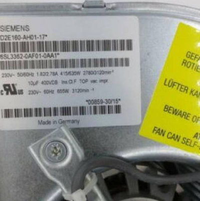 FAN di raffreddamento centrifugo SIEMENS 6SL3362-0AF01-0AA1EMBPAPST D2E160-AH01-17