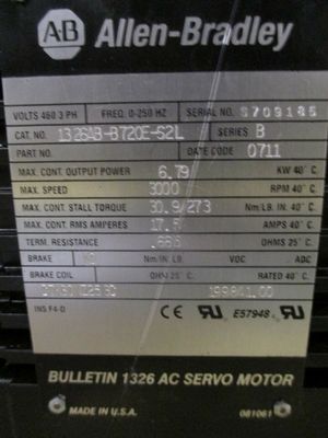 AB 1326AB-B720E-S2L Servomotore rotativo per un controllo preciso e regolare del movimento
