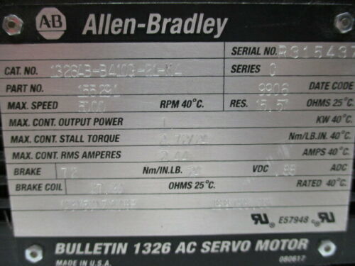 1391-DES AC Servo Drive Compatibile AB 1326AB-B4100-21-K4 Torque Plus Servomotori