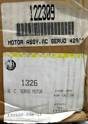 Servomotori della serie AB 1326AB-C4B-11 Torque Plus per il servomotore CA 1391-DES