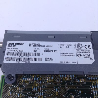 SLC500 ControlNet Modulo di interfaccia RS-232 AB 1747-KFC15