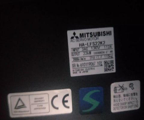 Motore servomotore Mitsubishi HA-LFS22K2-S3 Velocità 2000V/P, per servomotore MR-J2S