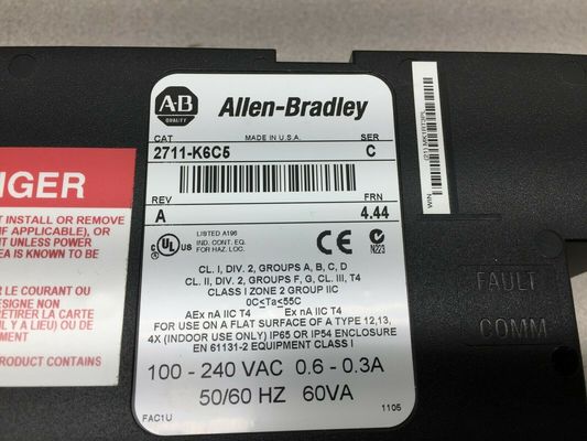 ALLEN-BRADLEY 2711-K6C5 PanelView Specificazioni del terminale standard