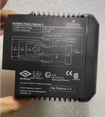 Emerson KJ3222X1-BA1 Analog KJ3222X1-BA1 12P2532X092 Modulo di ingresso isolato