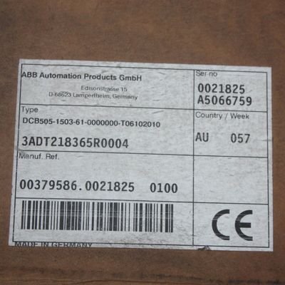 ABB3ADT218365R0004 DCB505-1503-61-0000000-T06102010