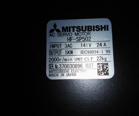 Mitsubishi HF-SP502 Servomotore a media inerzia da 5 kW HFSP502