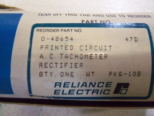 RELIANCE 0-48654 Reliance Electric PC Tachometro