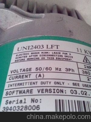 EMERSON UNI2403 Tecniche di controllo Emerson Unidrive Frequenzumrichter