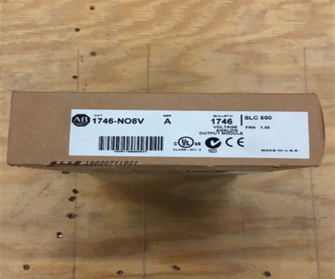 1746-NO8V Allen-Bradley 1746 Modulo di uscita analogico Numero di parte 1746-NO8V Temperatura nominale -20...55 Â°C -4...131 Â°F