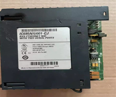 GE PACSystems RX3i Ethernet Network Interface Unit IC695NIU001 Modulo IO digitale
