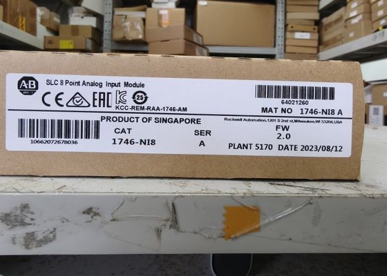 AB 1746-NI8 SER A SLC 500 Modulo di ingresso analogico 1746NI8 Frequenza di ingresso massima 250 kilohertz Modulo di ingresso/uscita digitale differenziale