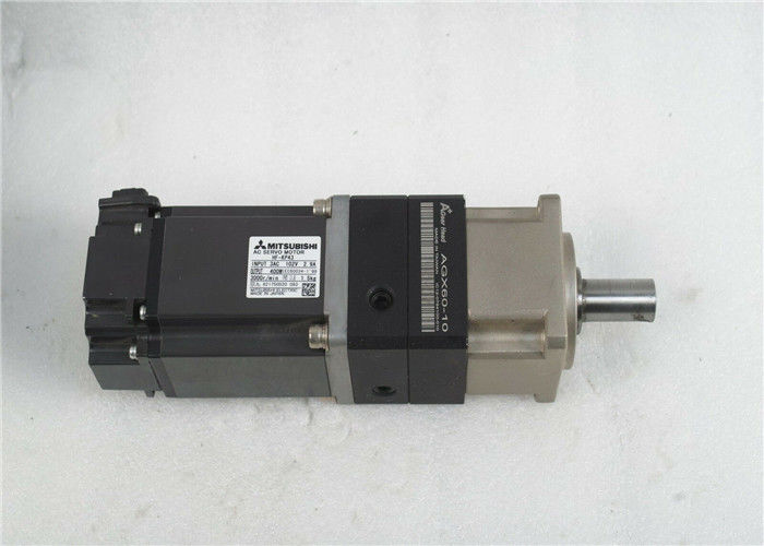 SERVOMOTORE industriale HF-KP43 di CA di Mitsubishi 400W con il 10:1 di RAPPORTO della testa AB060-S1-P2 dell'ingranaggio