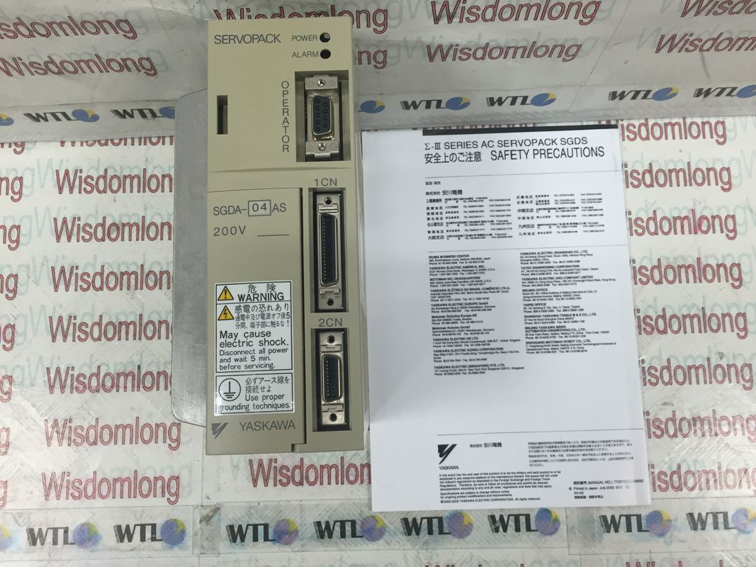 Yasakawa SGDA-04AS   Il servomotore di CA determina le 0,53 ALIMENTAZIONI ELETTRICHE di HP 200 V