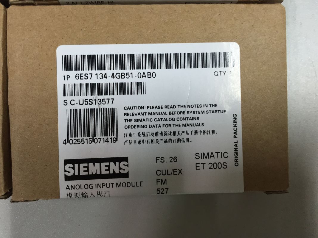 Modulo di elettronica ad alta velocità di 6ES7134-4GB51-0AB0 Siemens 2AI I-2-wire 4-20 mA